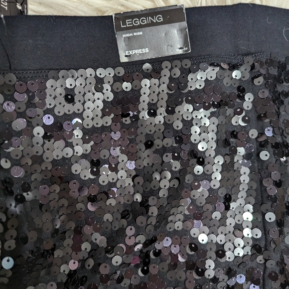 Express high rise Sequined leggings - Picture 4 of 4